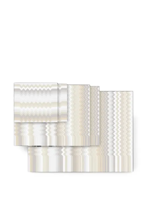 Missoni Home Giacomo chevron print towel set