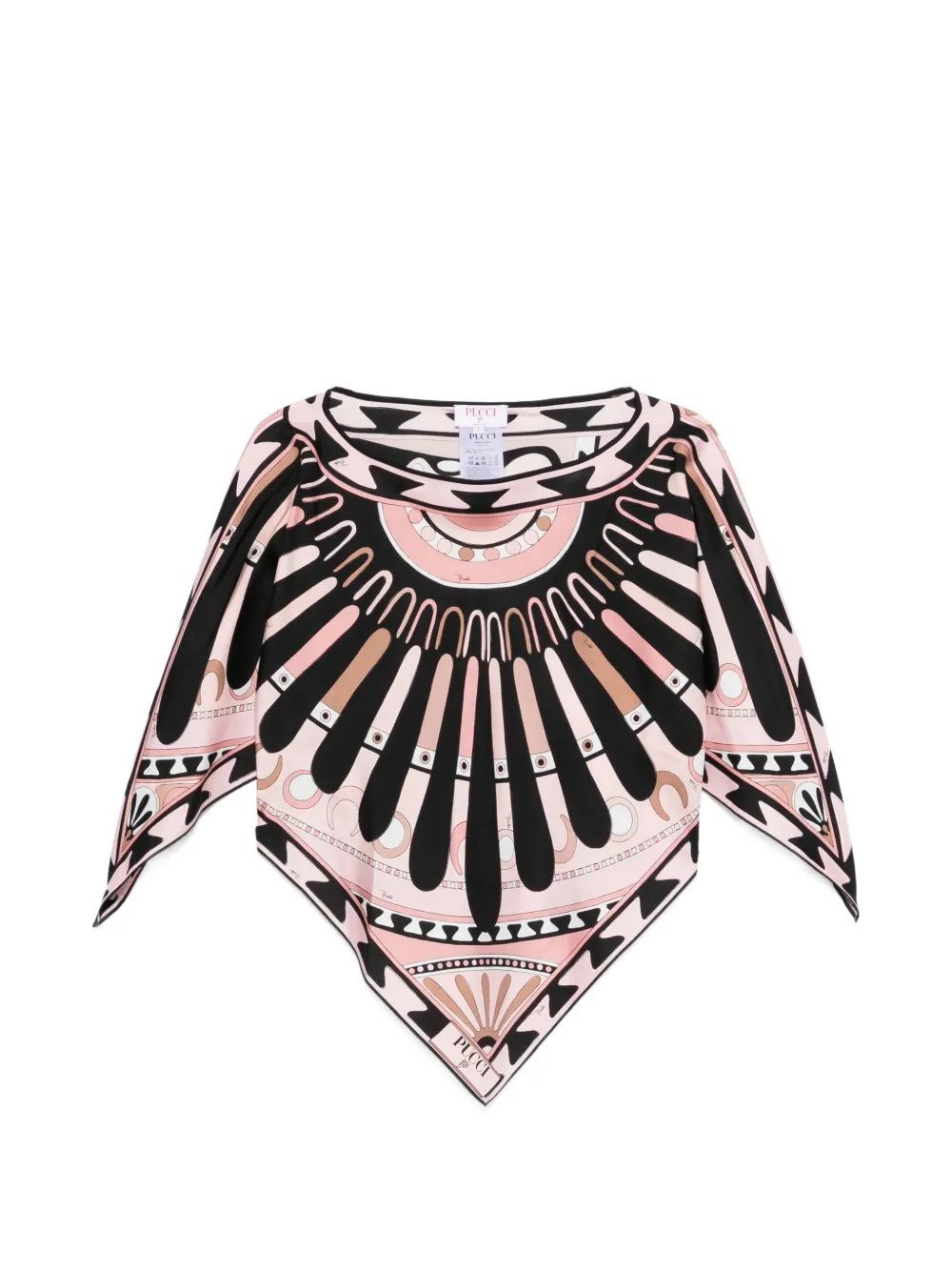 PUCCI printed twill blouse - Rosa