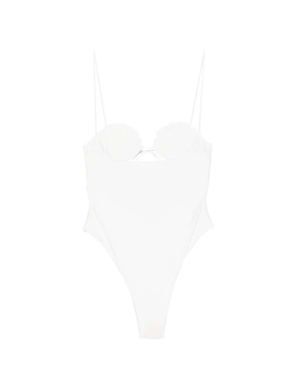 Oséree bridal shell swimsuit - Bianco