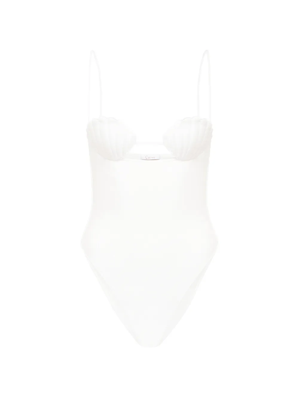 Oséree bridal shell swimsuit - White