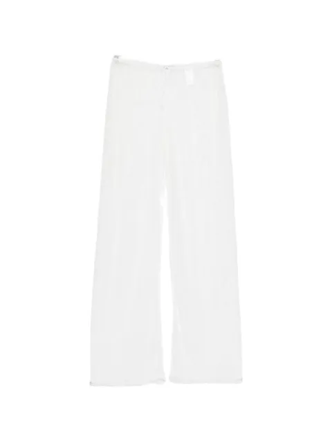 Oséree lace drawstring palazzo pants