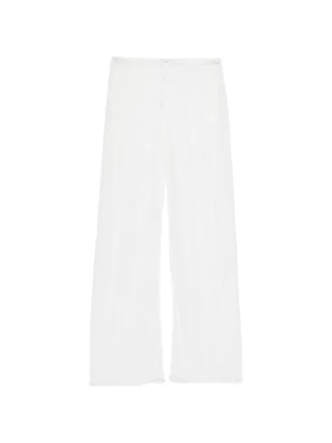 Oséree lace drawstring palazzo pants