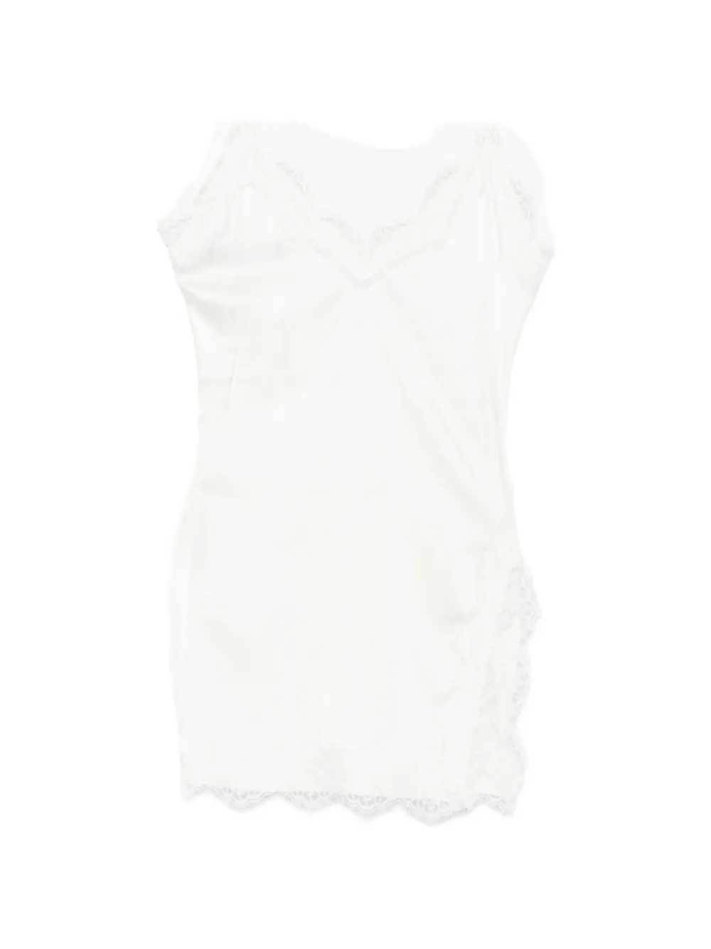 Oséree lace-trim bridal dress - Weiß