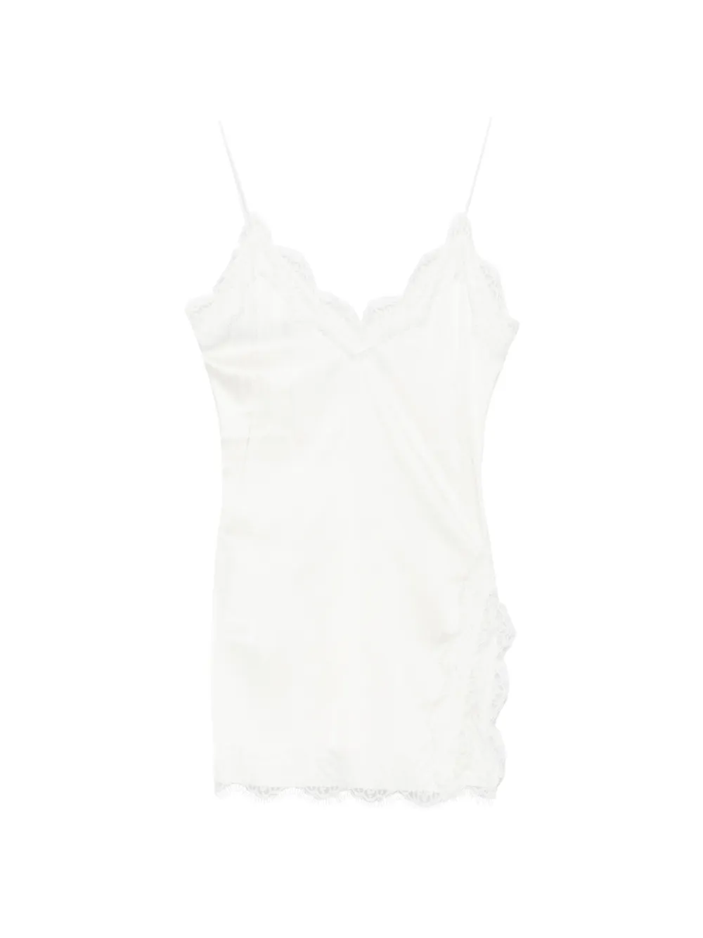 Oséree lace-trim bridal dress - Bianco