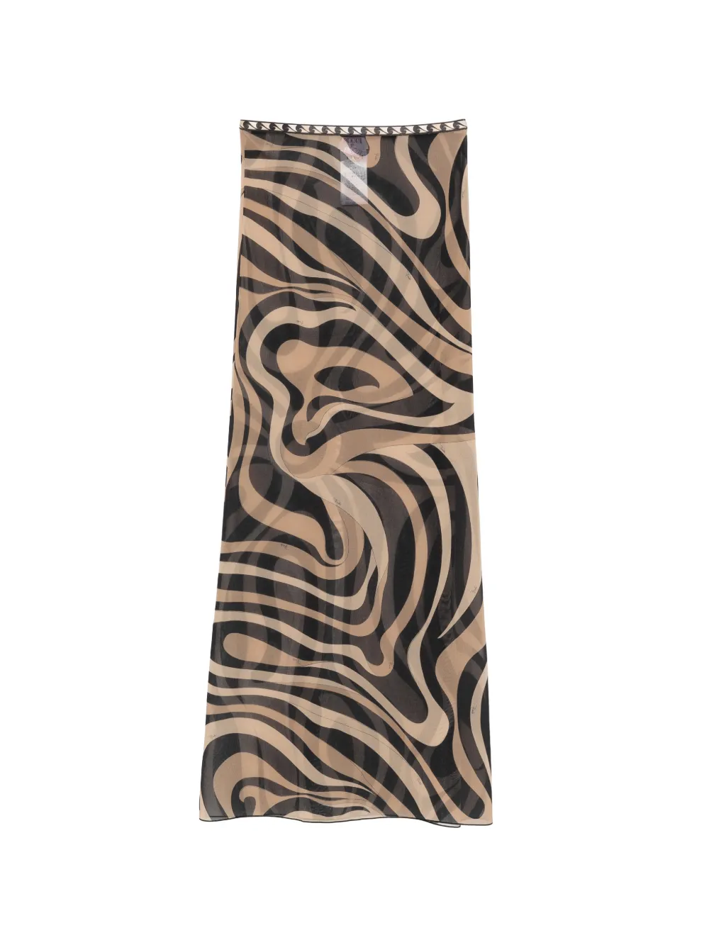 PUCCI mesh maxi skirt - Toni neutri