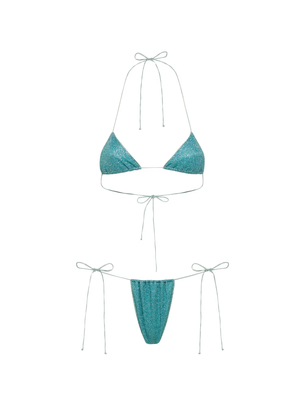 Oséree Bikini mit Glitter - Blau