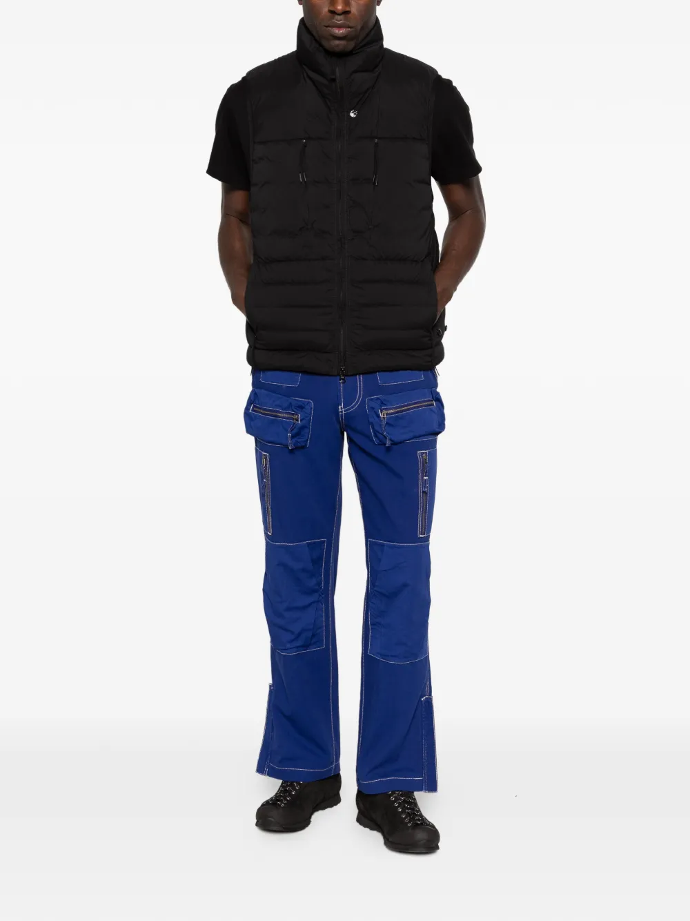  Issey Miyake Pre-owned Cotton Cargo Pants - Blue 
