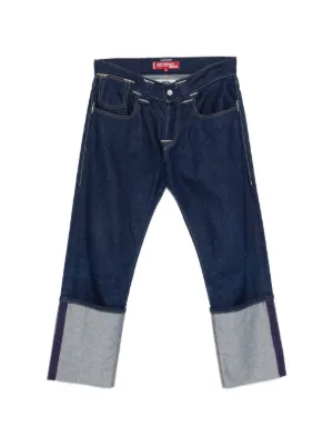 Kiko Kostadinov Kyan Patterned Trousers | Blue | FARFETCH