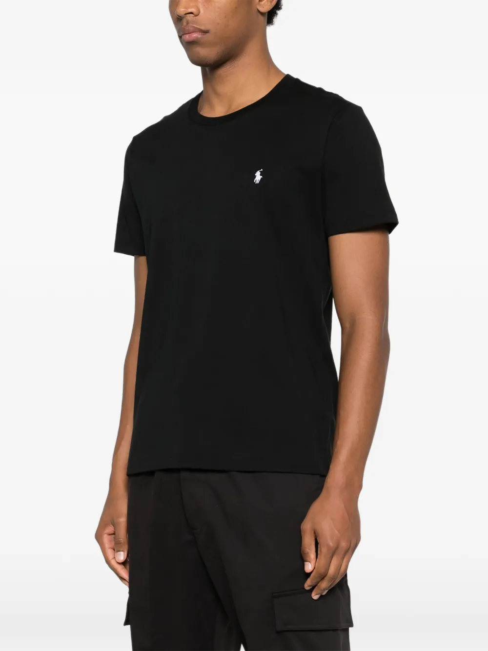 Polo Ralph Lauren T-shirt met borduurwerk Zwart