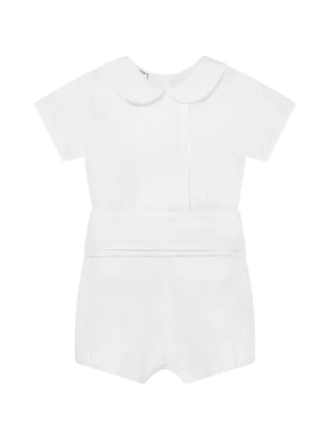 Paz Rodriguez peter-pan-collar baby shorts