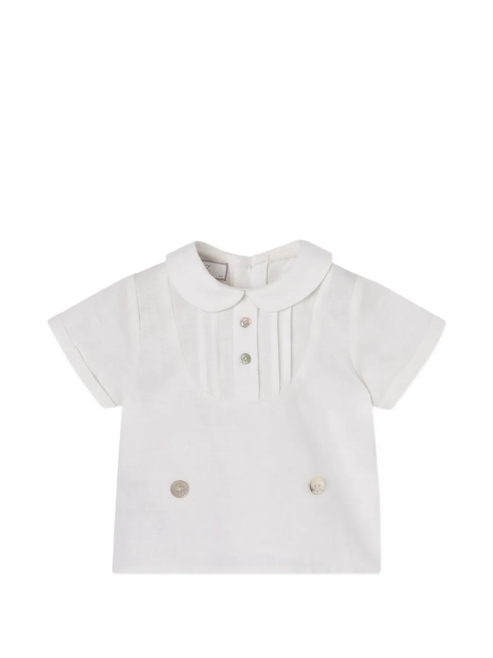  Paz Rodriguez Button-detail Short Set - Green 