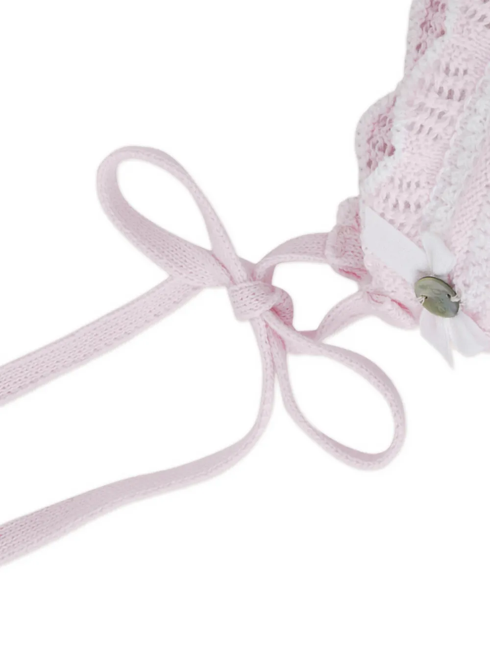  Paz Rodriguez Scalloped-trim Hat - Pink 