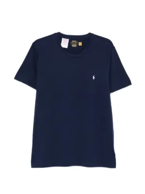Polo Ralph Lauren Jacquard logo-embroidered T-shirt | Blue