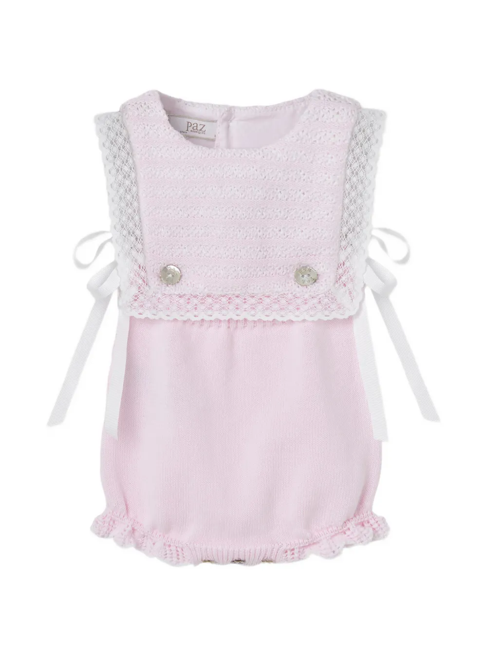 Paz Rodriguez lace-trim body - Rosa