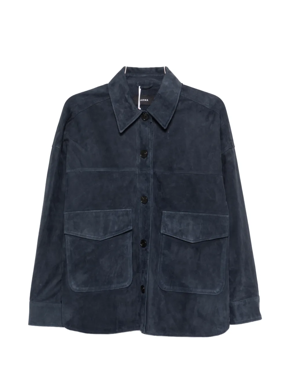 Arma button-up jacket - Blu