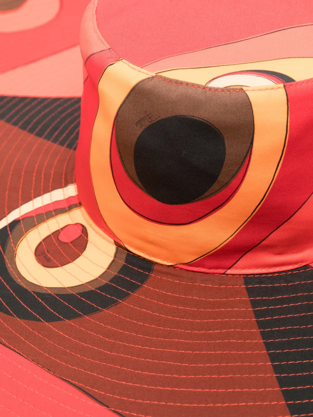 Pucci Iride-print Reversible Sun Hat In Multi