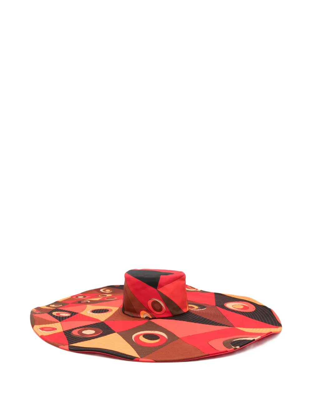 Pucci Iride-print Reversible Sun Hat In Multi
