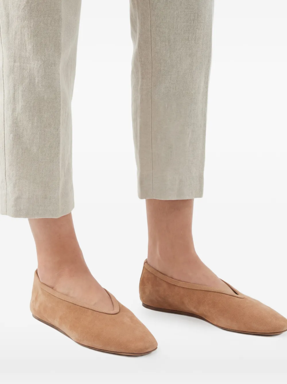 Le Monde Beryl Pumps met puntige neus Beige