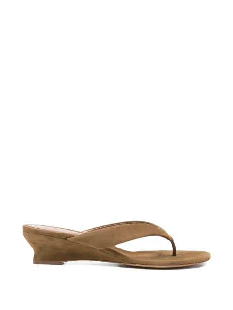 Le Monde Beryl suede wedge sandals
