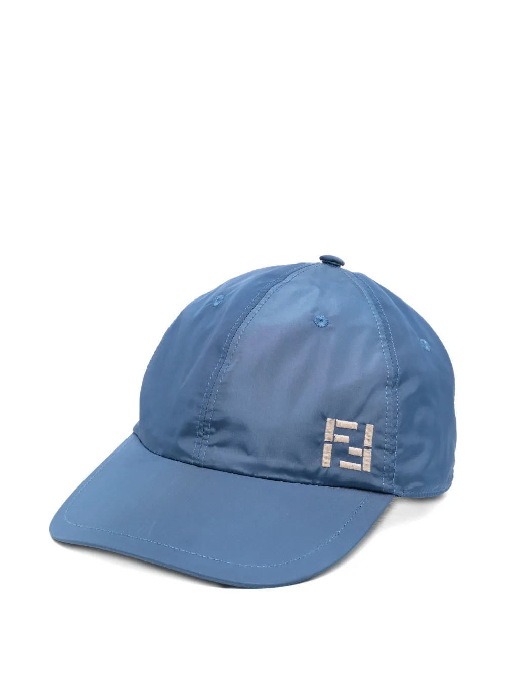 FENDI FF-motif baseball cap - Blue