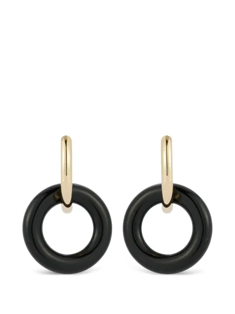 Mateo onyx donut hoop earrings