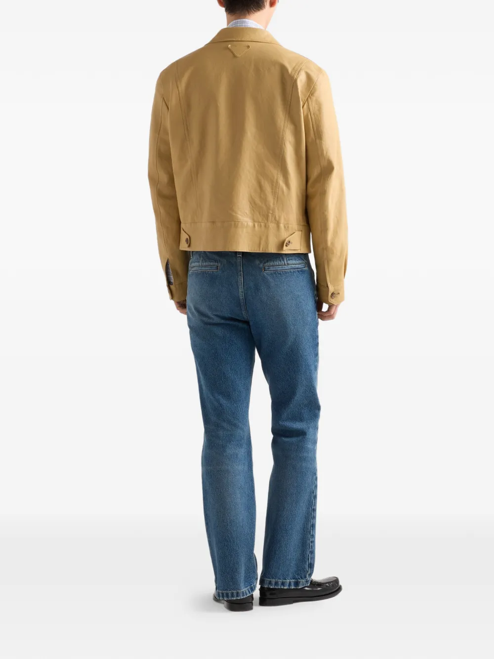  Prada Vaqueros Con Efecto Lavado - Azul 