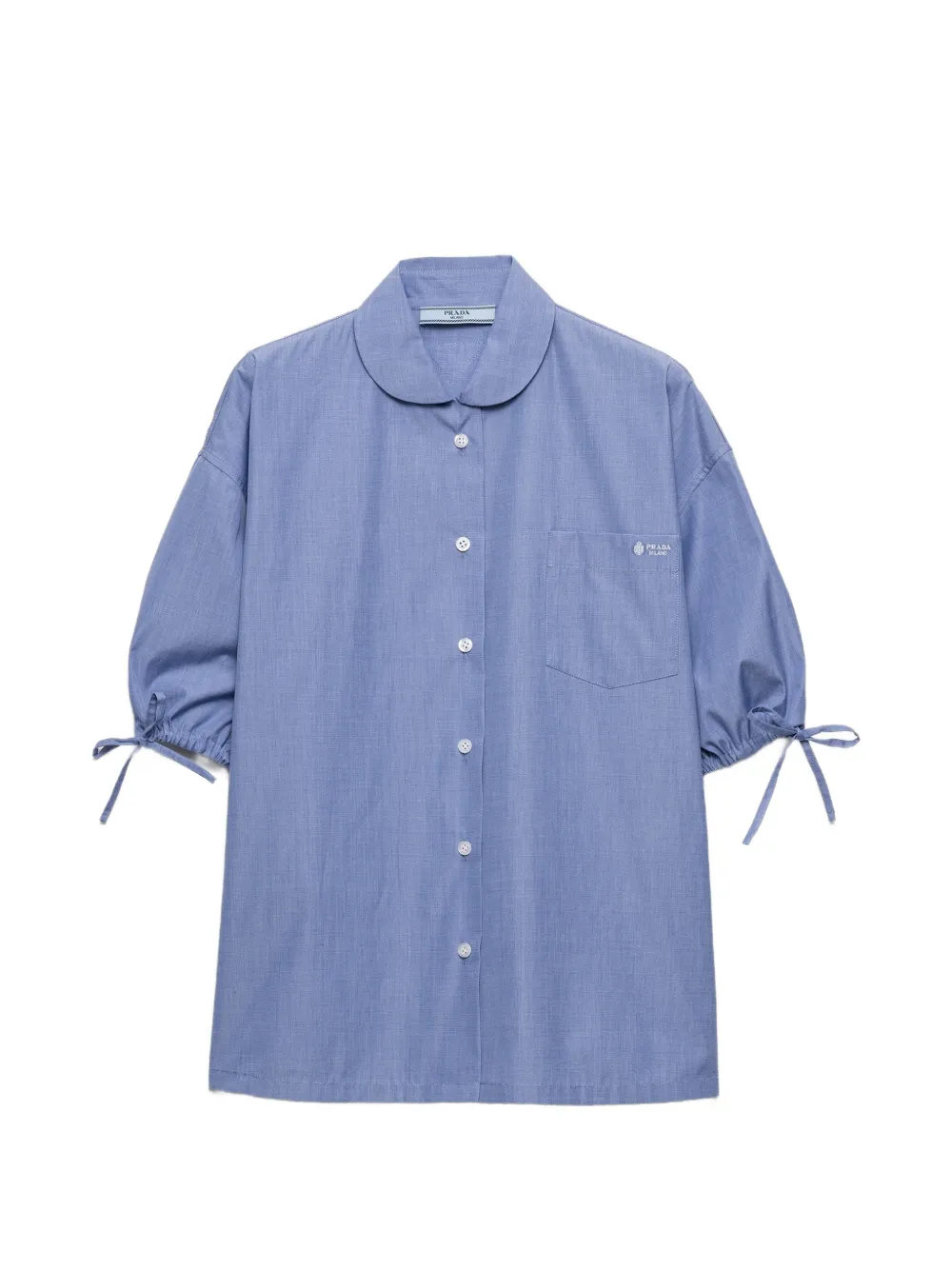Prada Filafil patch-pocket shirt - Blu
