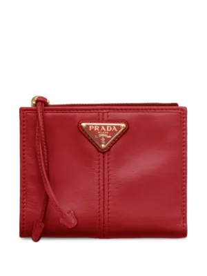 希少✨プラダ ミニ財布 ケース チェーンウォレット サフィアーノ 赤 Prada 財布 | レッド | FARFETCH JP