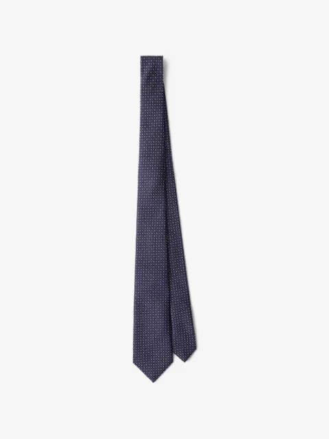 Prada corbata de seda con motivo