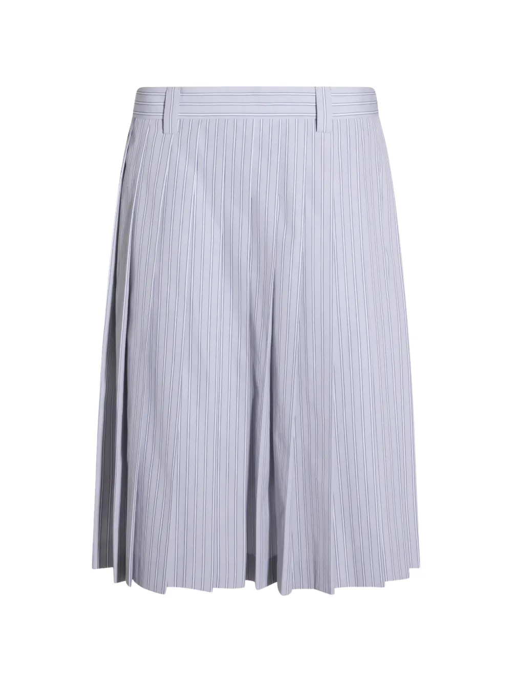 Miu Miu pleated pinstripe skirt - Grigio