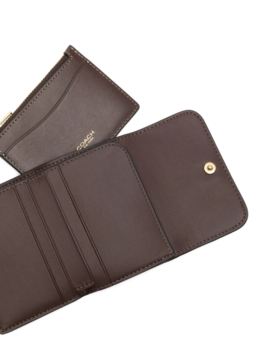  Coach Essential Logo Wallet - Brown 
