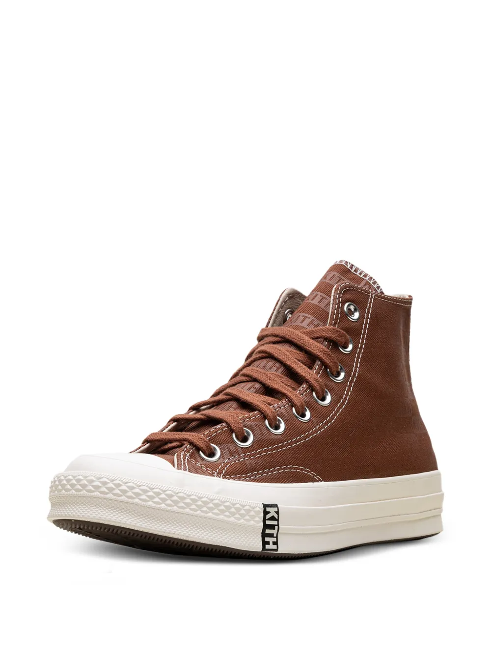 Converse x Kith Chuck 70 High Monogram Sneakers | Brown | FARFETCH NO