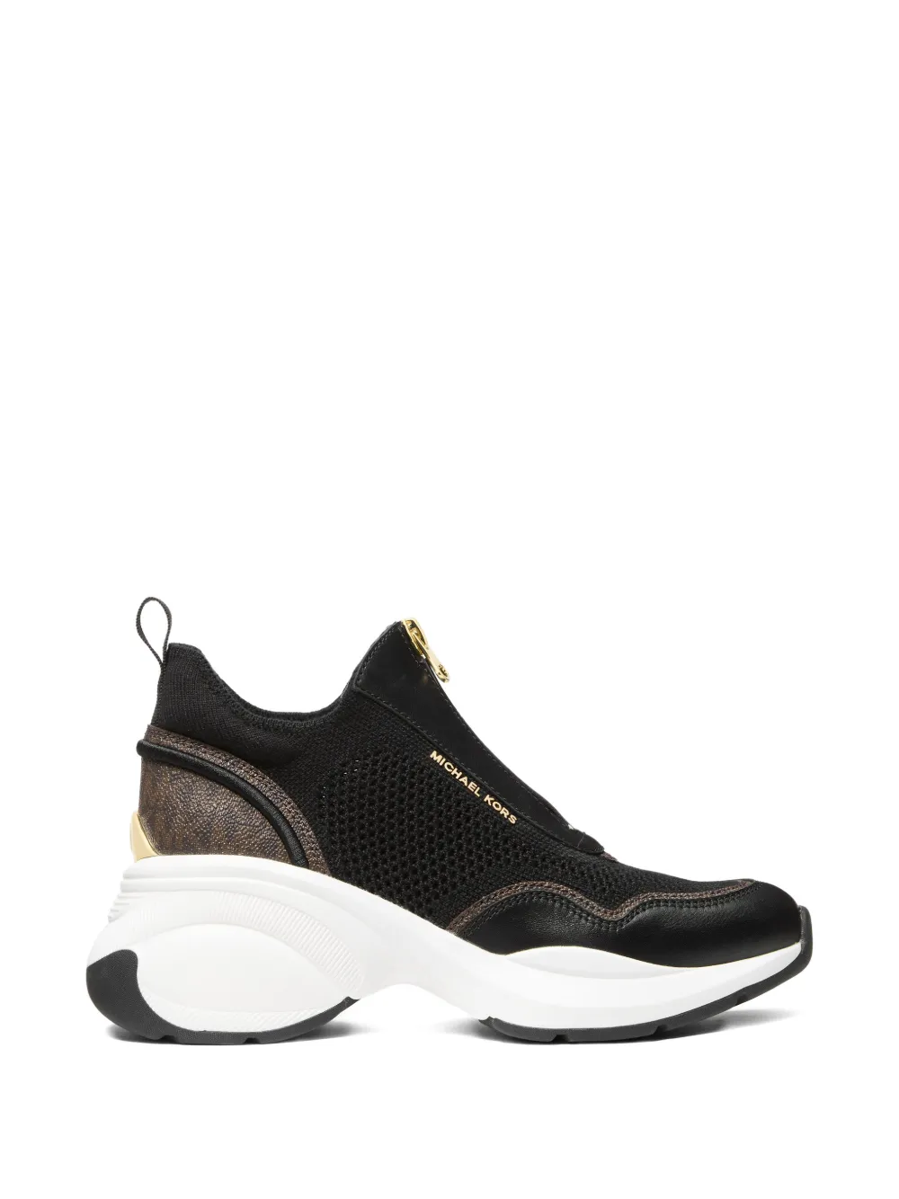 Michael Michael Kors Mixed-Media Zuma sneakers - Black