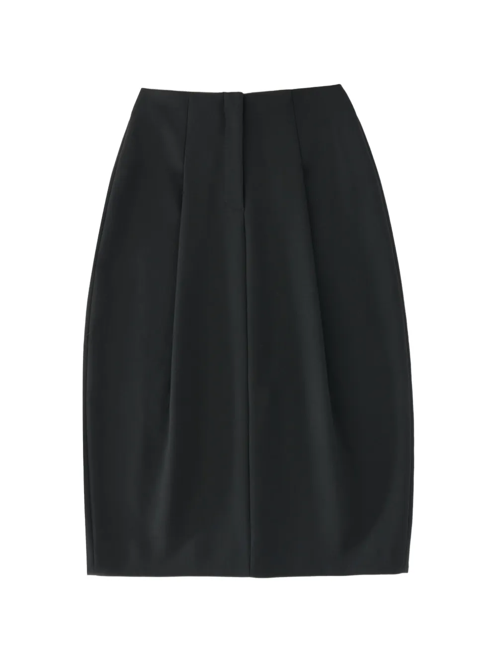 Studio Nicholson Carson Pleated Midi Skirt In Black