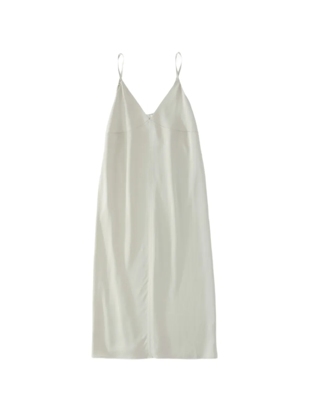 Studio Nicholson Seam V-neck Dress In White