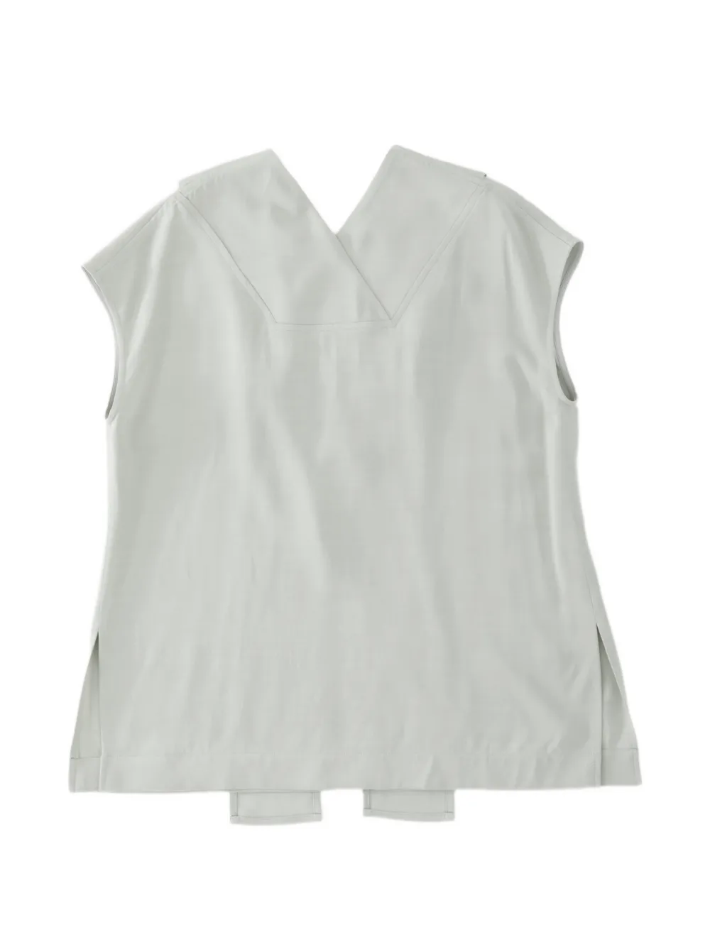 Studio Nicholson Top Greer con scollo a V - Toni neutri