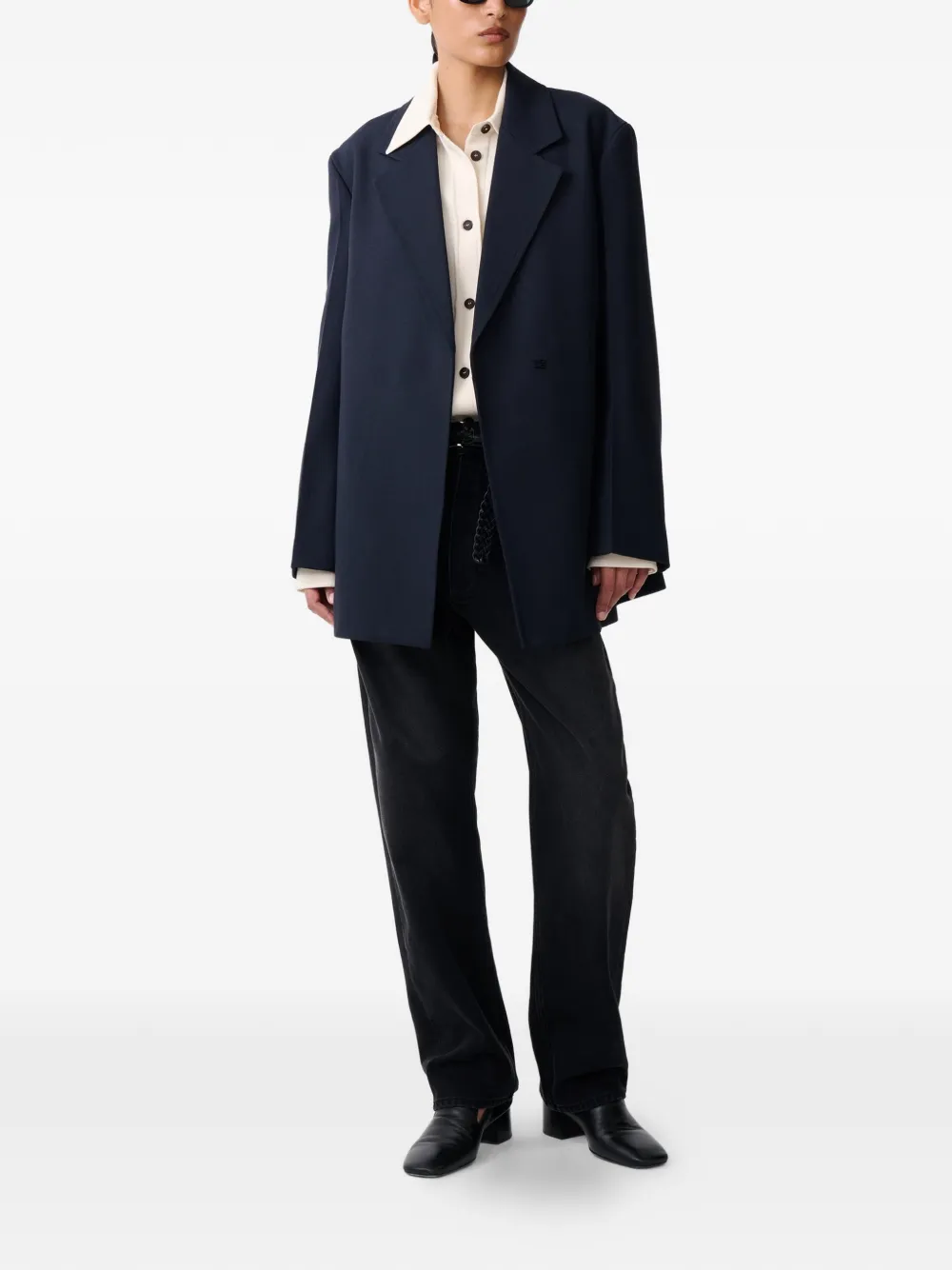  Studio Nicholson Araz Notch-lapels Jacket - Blue 