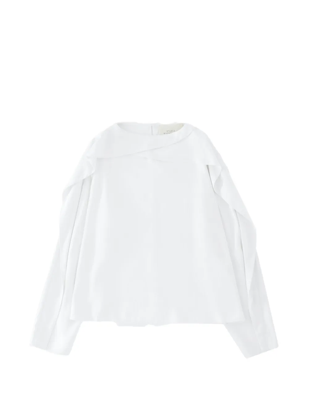Studio Nicholson Organic Drape Emmet Top In White