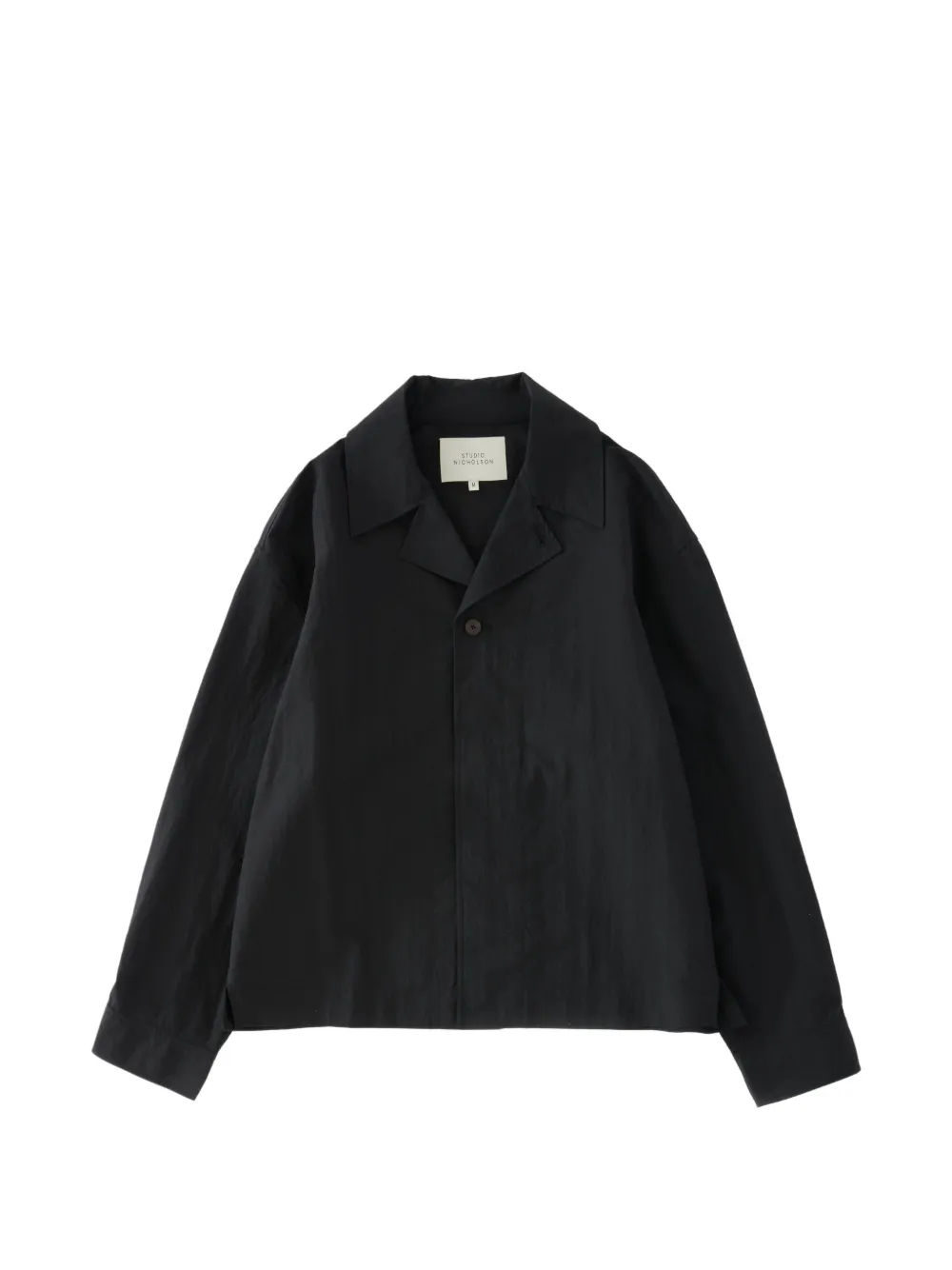 Studio Nicholson Giacca Rick con collo ampio - Nero