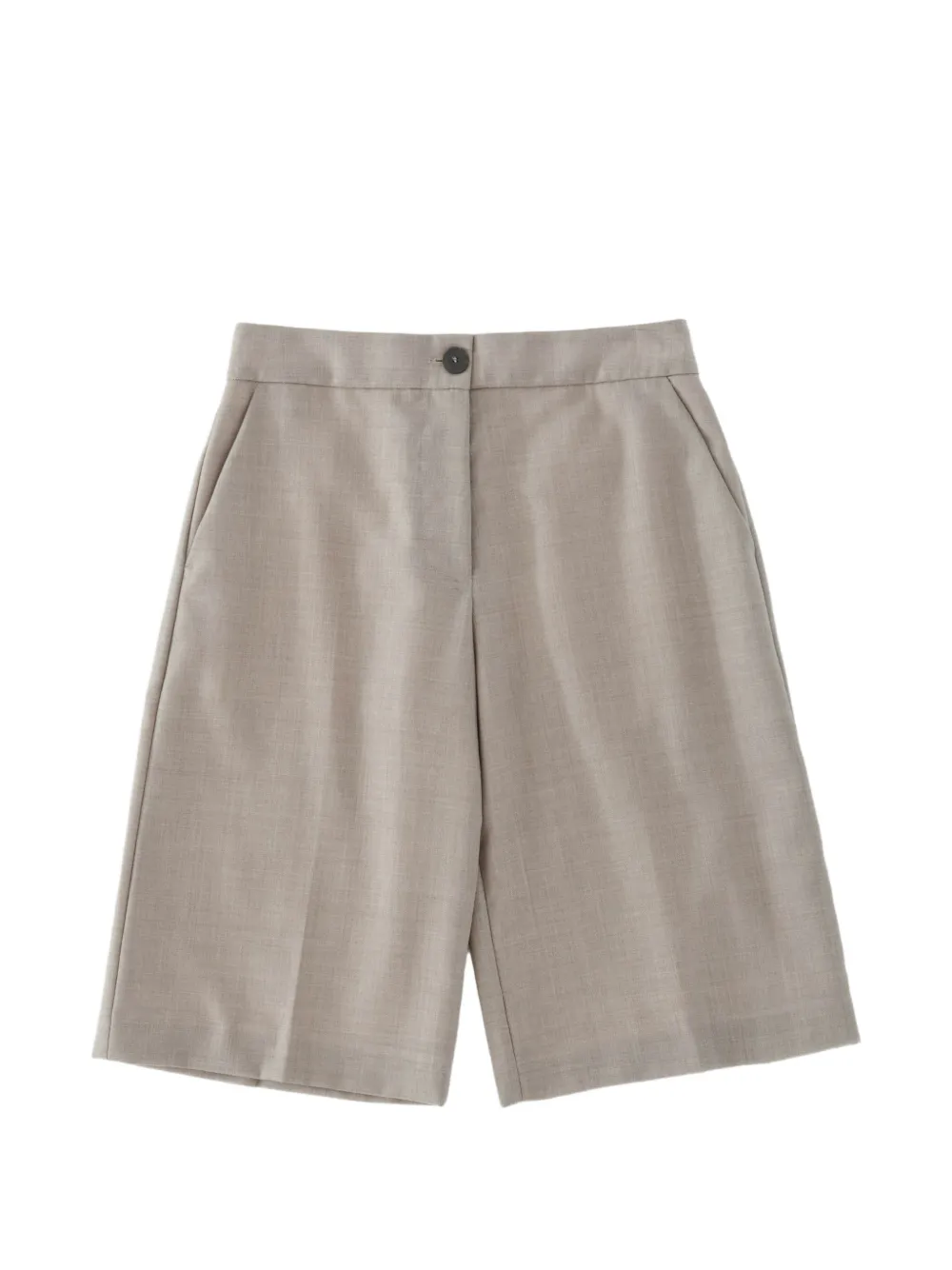 Studio Nicholson Tailored Cabra Wool Shorts In Gray