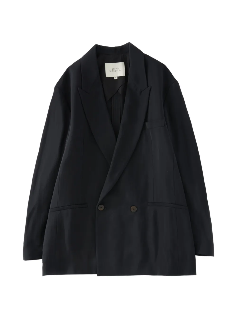 Studio Nicholson Giacca doppiopetto Daburu - Nero