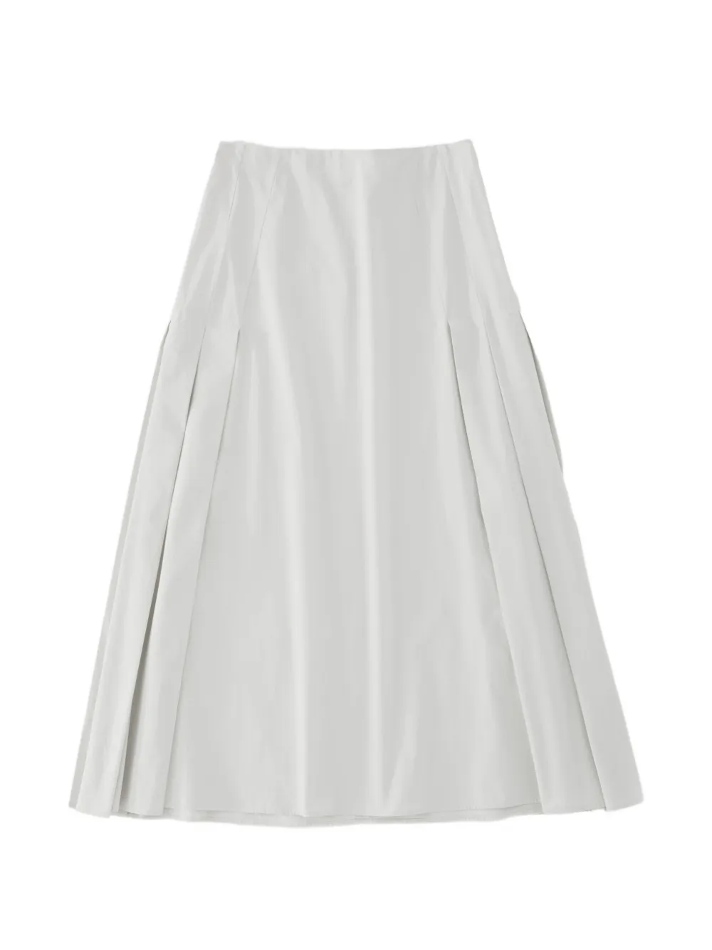 Studio Nicholson Lawson Pleated Midi Skirt In Gray