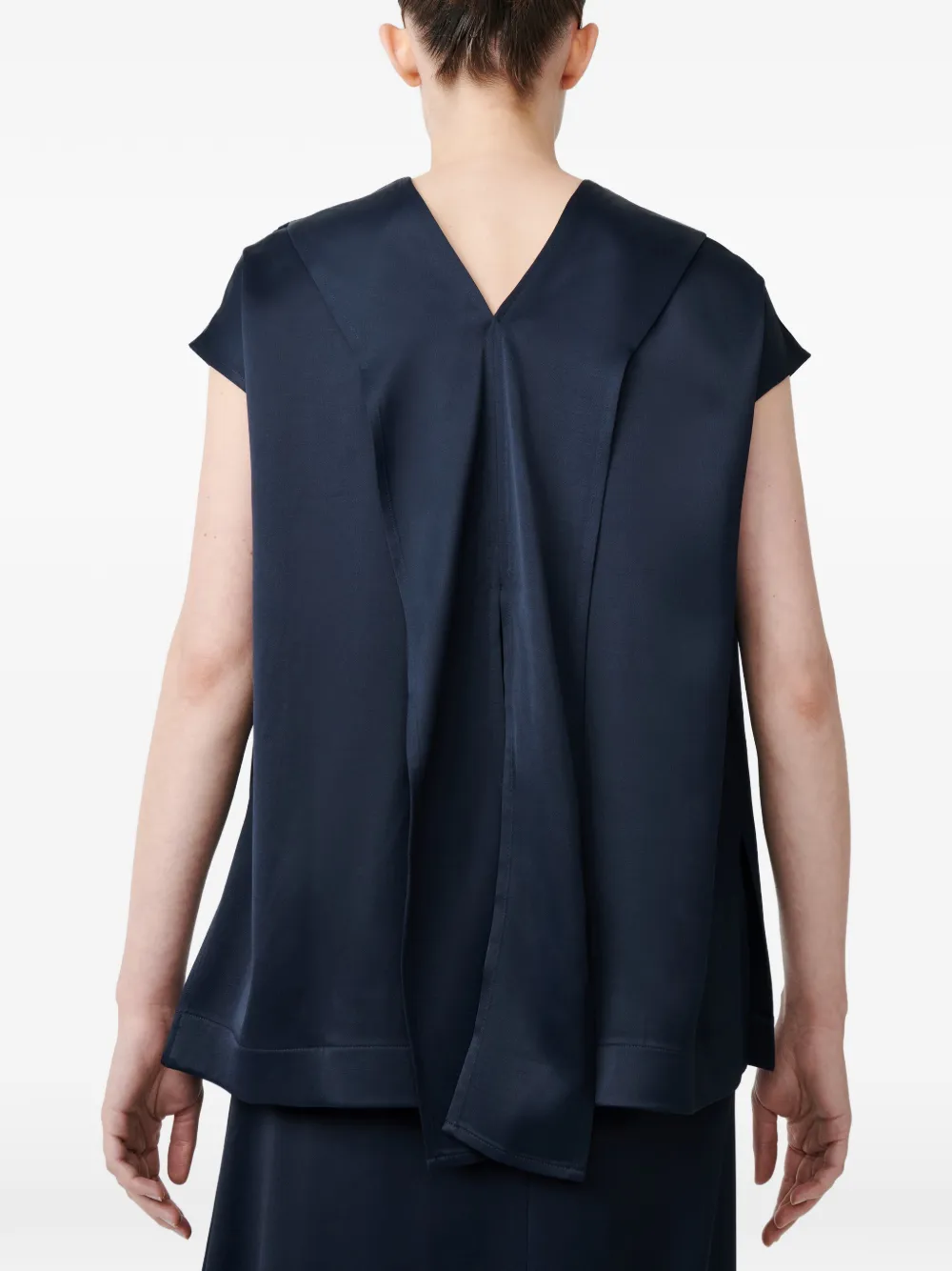Greer V-Neck Draped Top
