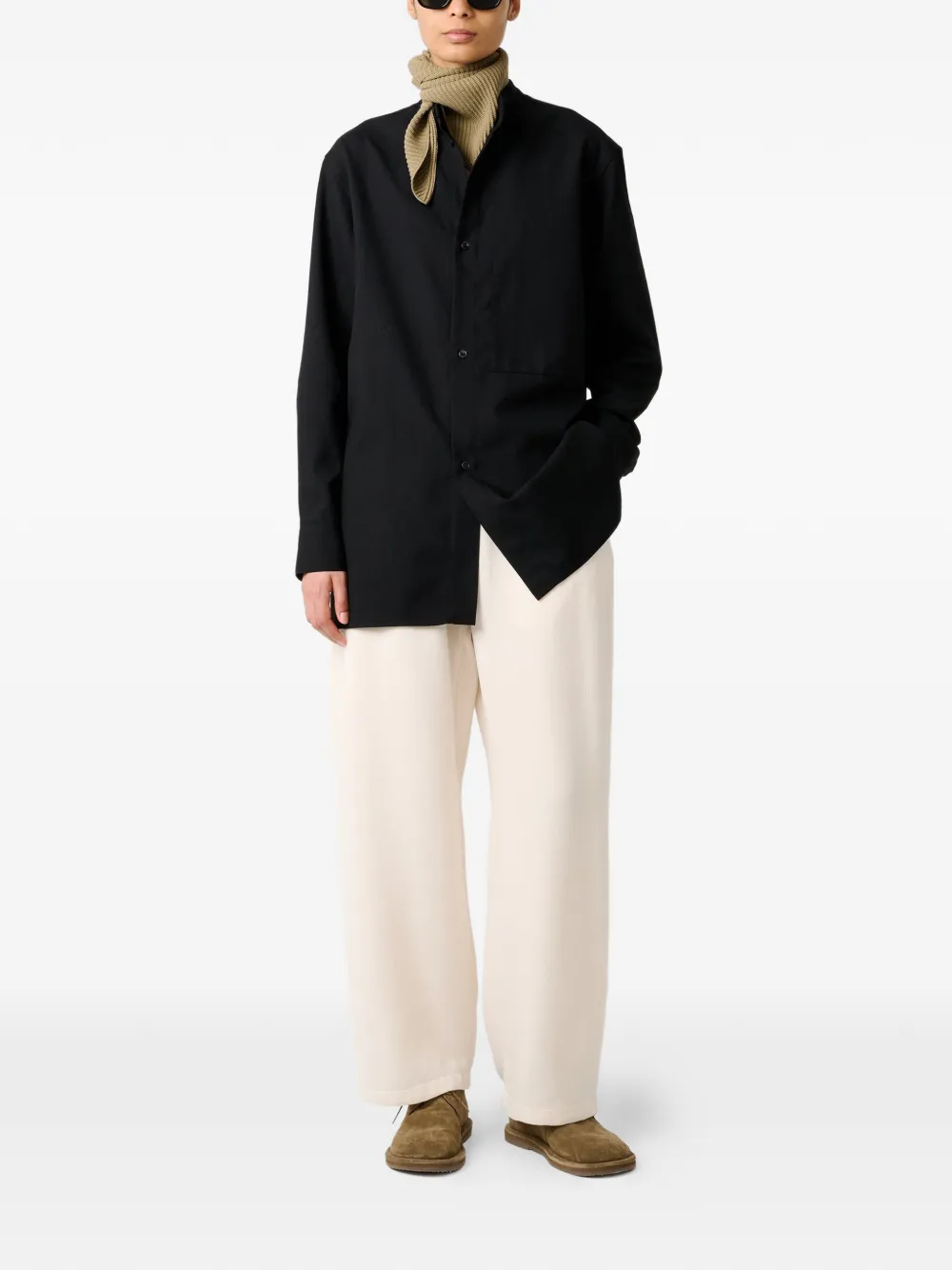  Studio Nicholson Noland Button-fastening Shirt - Black 