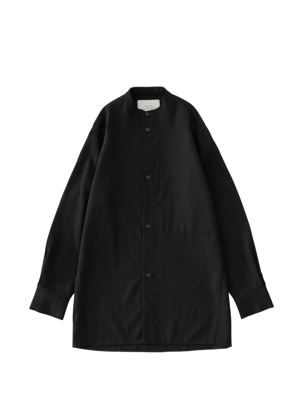 Studio Nicholson Noland Button-fastening Shirt In Black