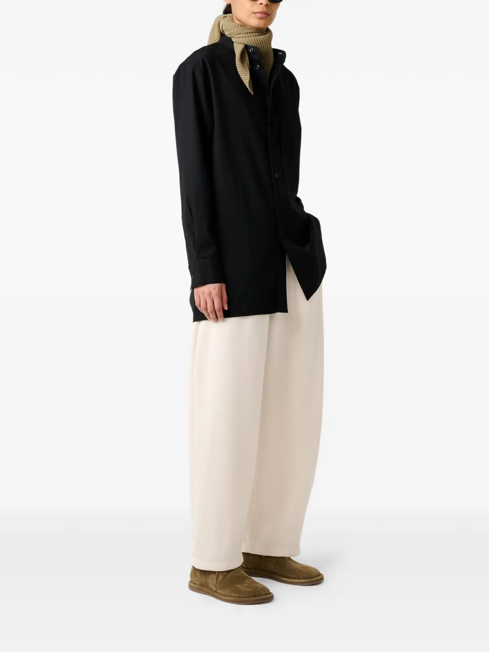  Studio Nicholson Noland Button-fastening Shirt - Black 