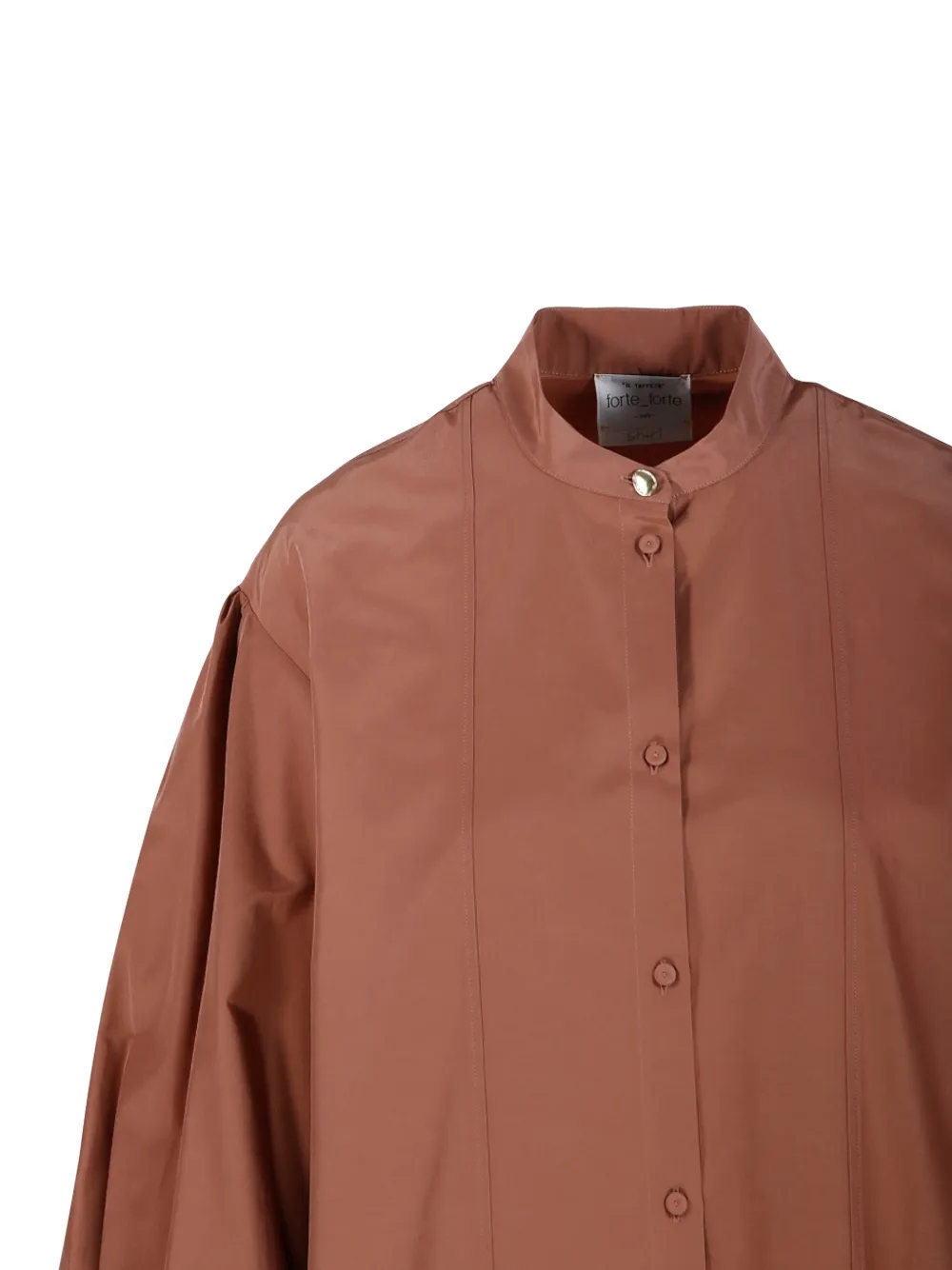 Forte Blouse met lange mouwen Bruin