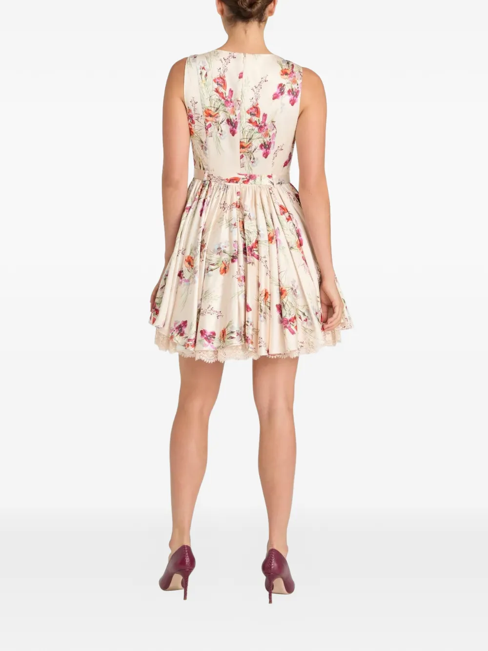 Cinq A Sept Caelia jurk met print Beige