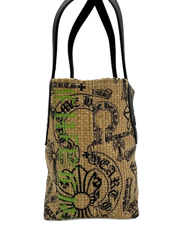Chrome Hearts Handle Graphic Beach Bag | Neutrals | FARFETCH