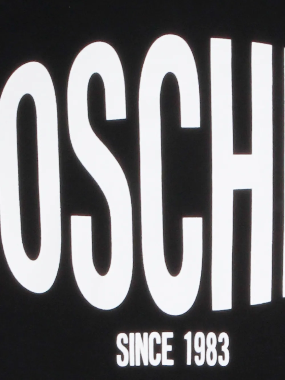 Moschino Sweater met logo Zwart